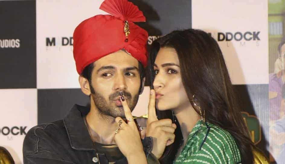 Kartik Aaryan with Kriti Sanon