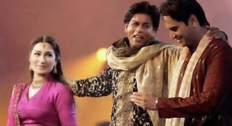 Reema Khan With Shah Rukh Khan and Humayun Saeed