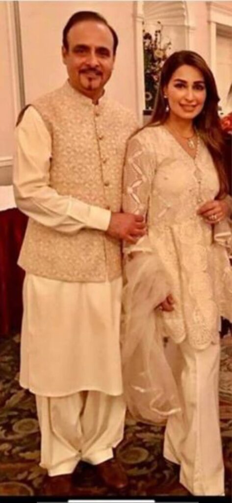 Reema Khan with Husband (S. Tariq Shahab)