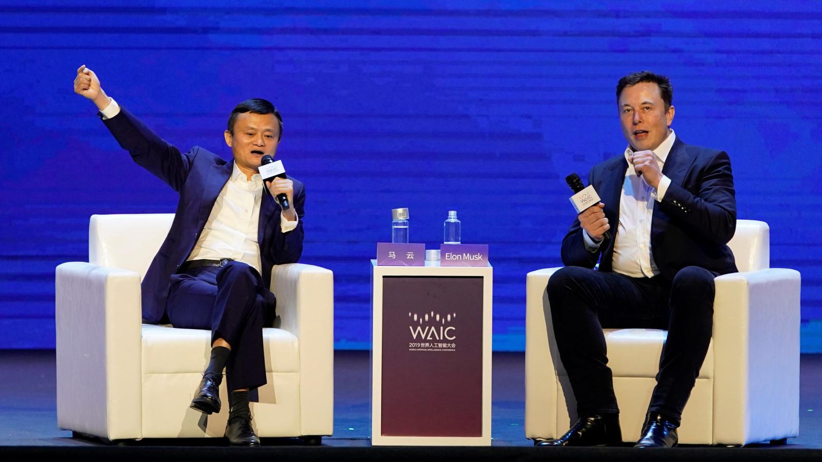 Elon Musk and Jack Ma